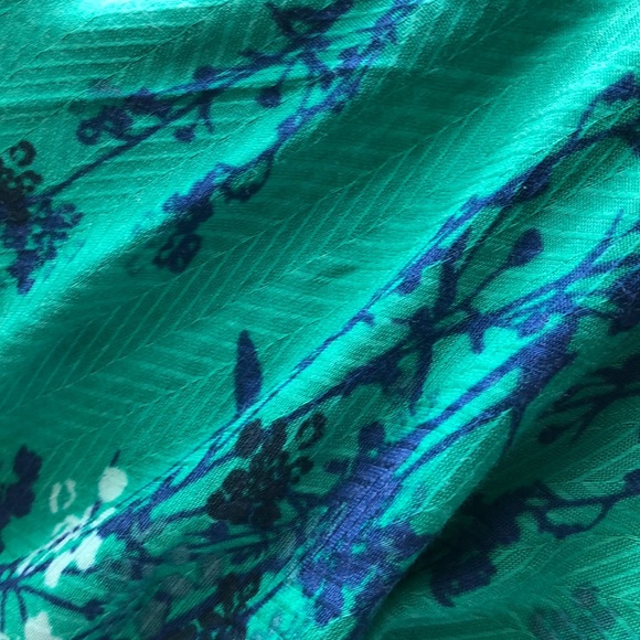 Skunkfunk green and blue printed pants *NWT* - Picture 5 of 7